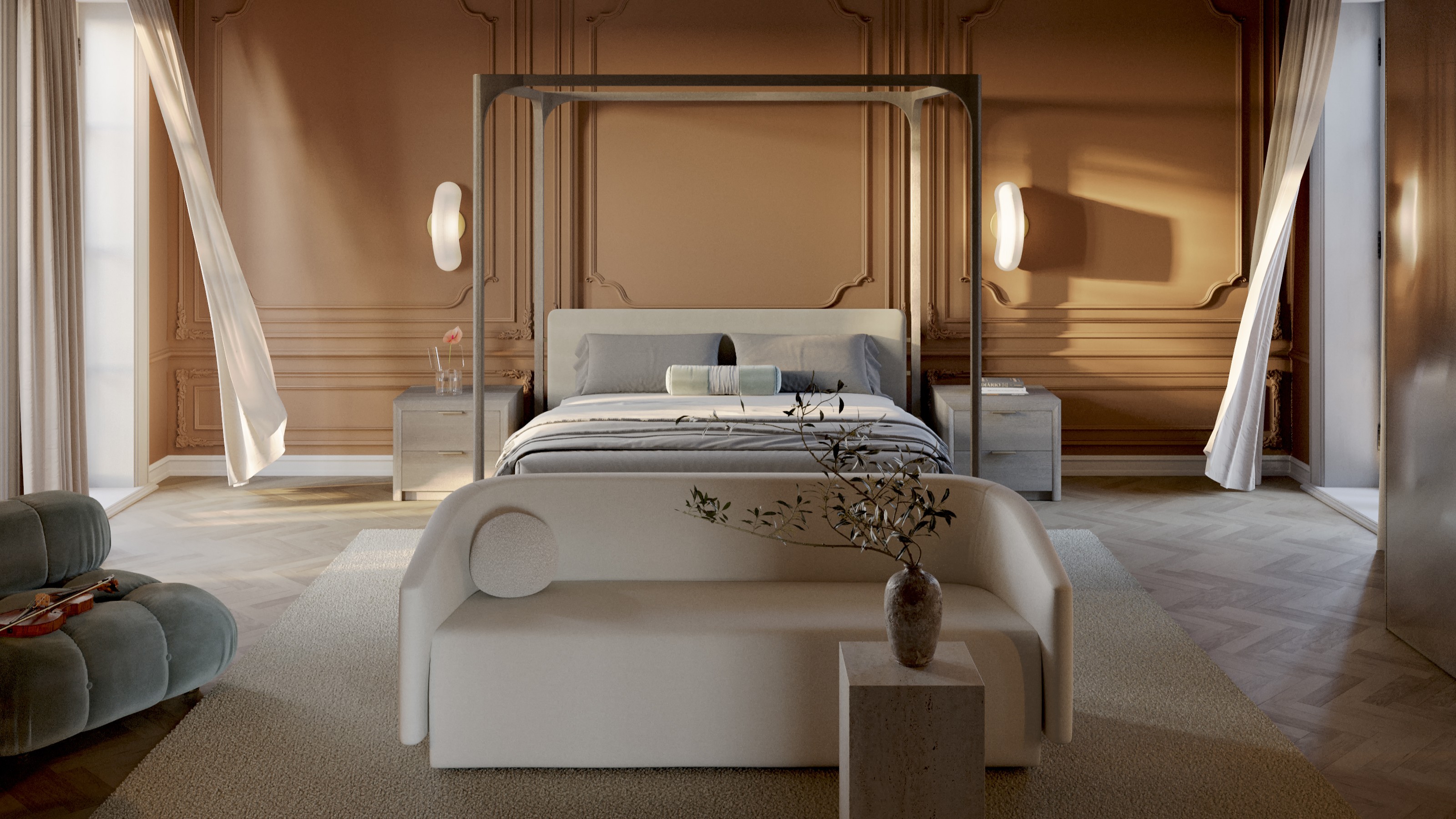 Nerva Canopy Bed