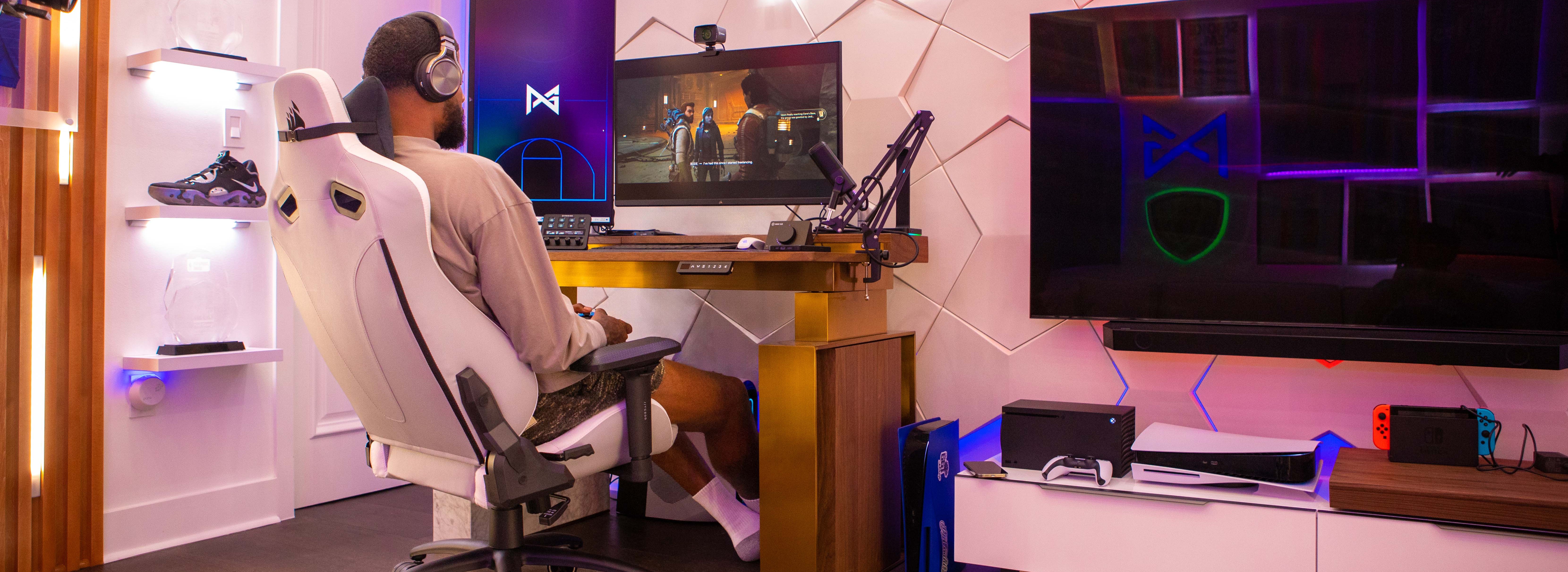 Paul George’s Gaming Work Hub