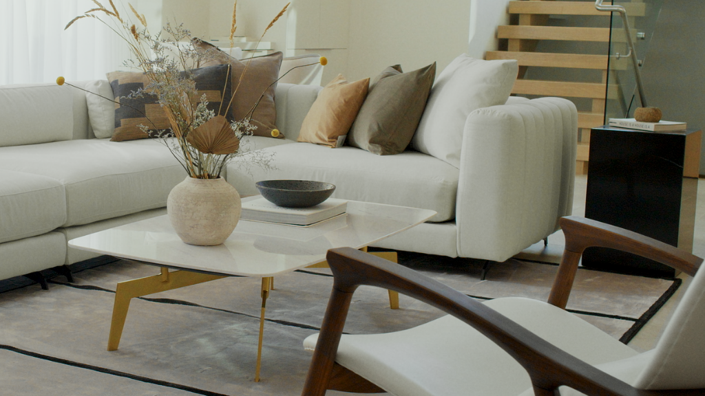 Liza Side Table - Marble