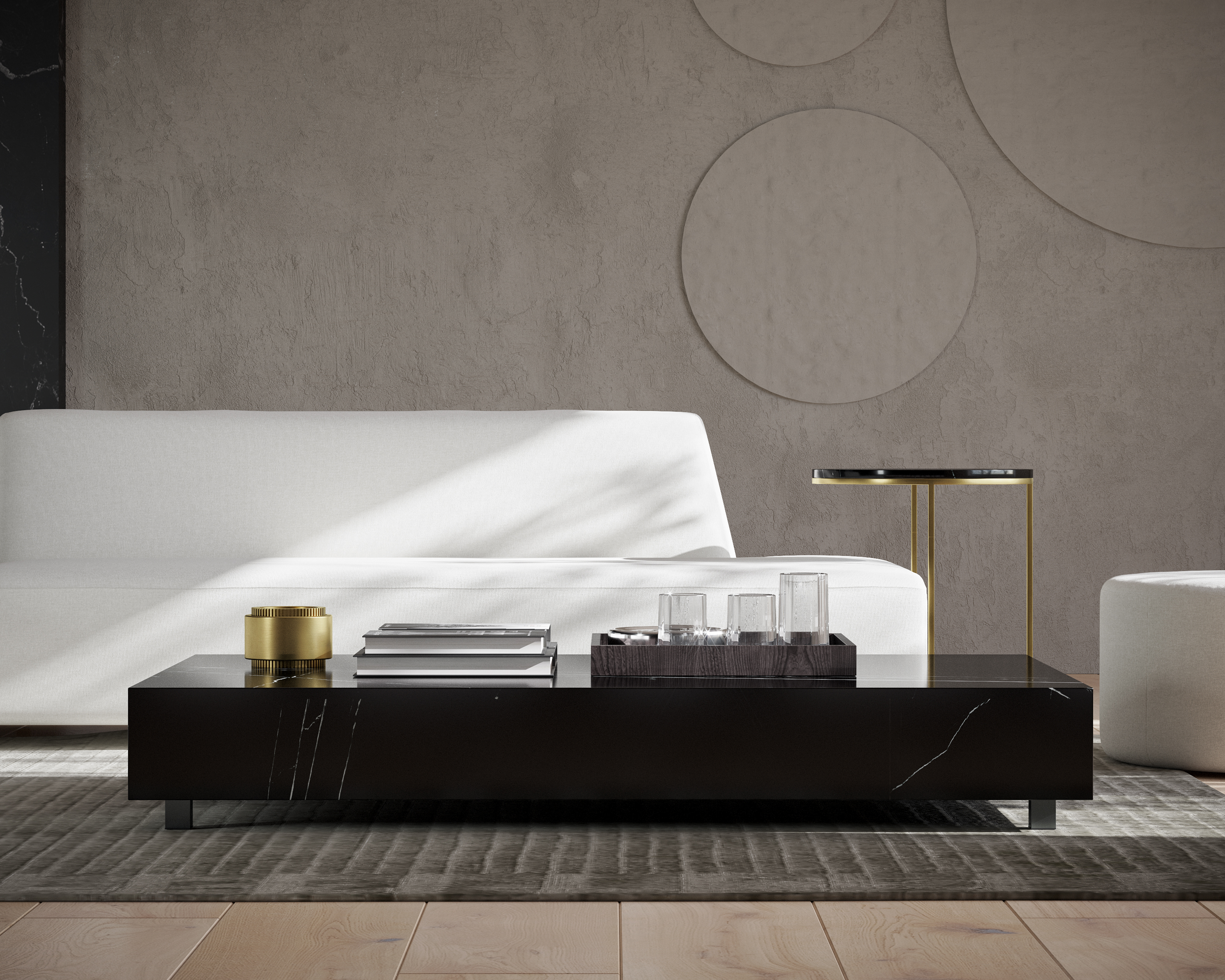 Liza Coffee Table - Marble