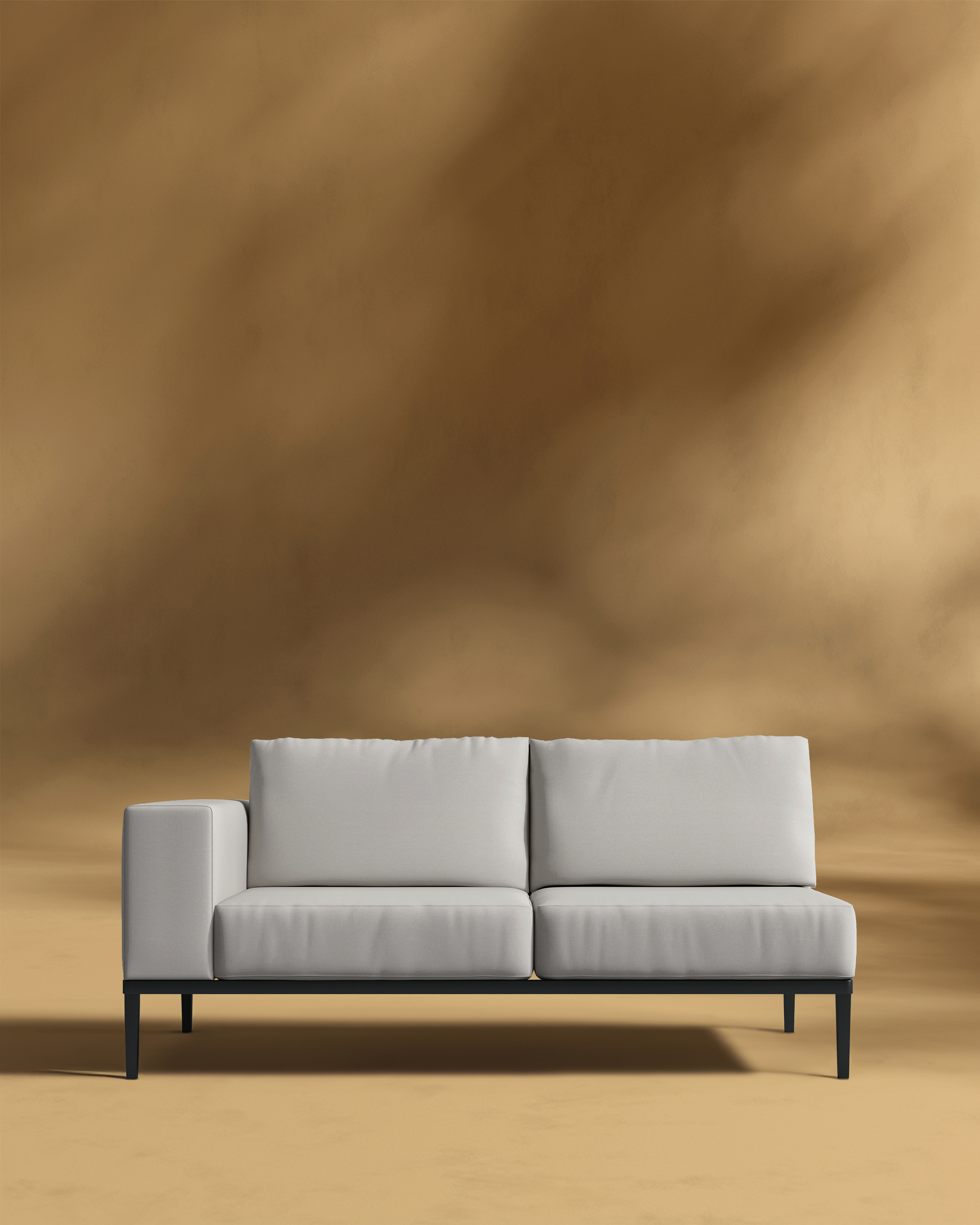 Francis Outdoor Left Arm 2 Seater