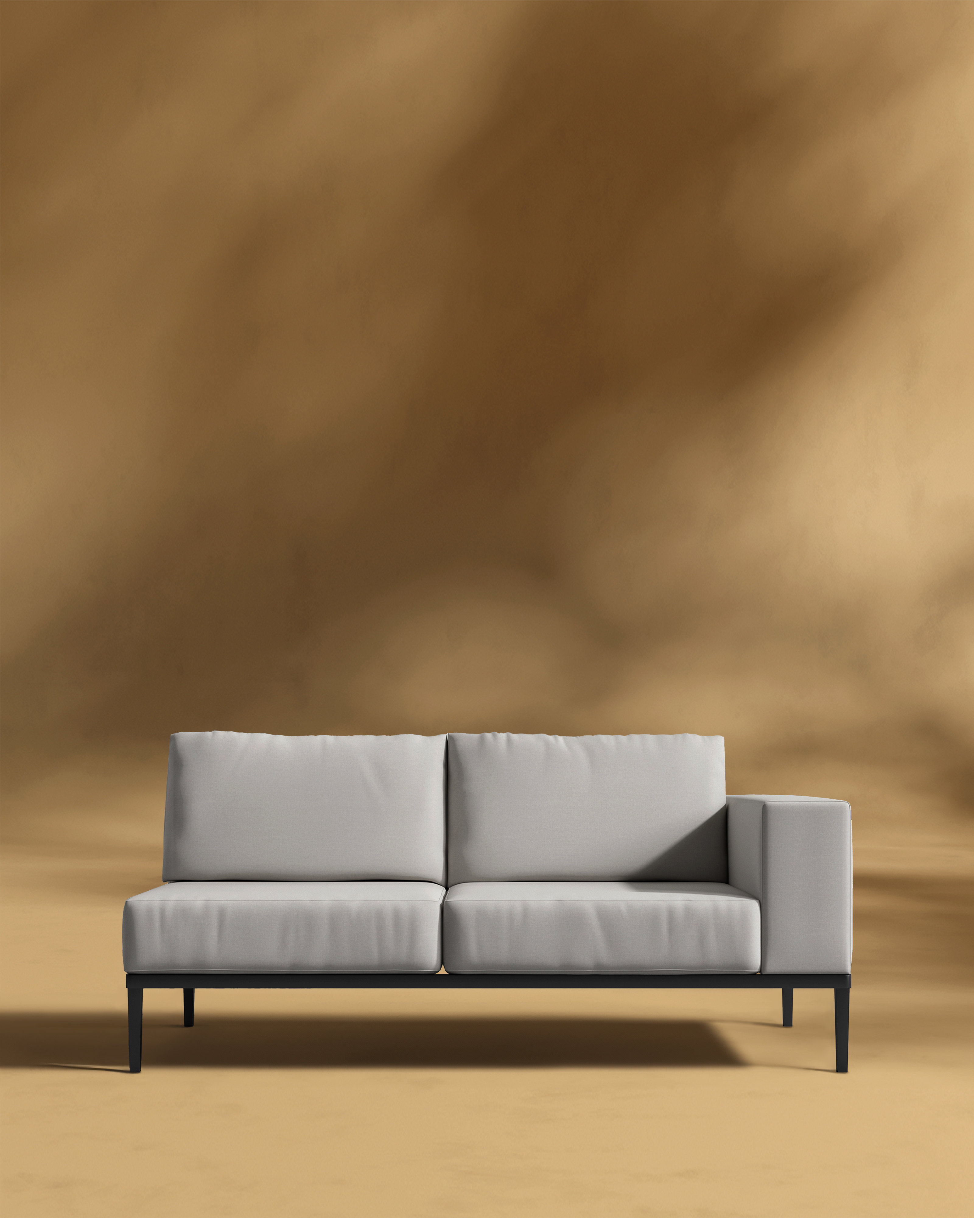 Francis Outdoor Right Arm 2 Seater