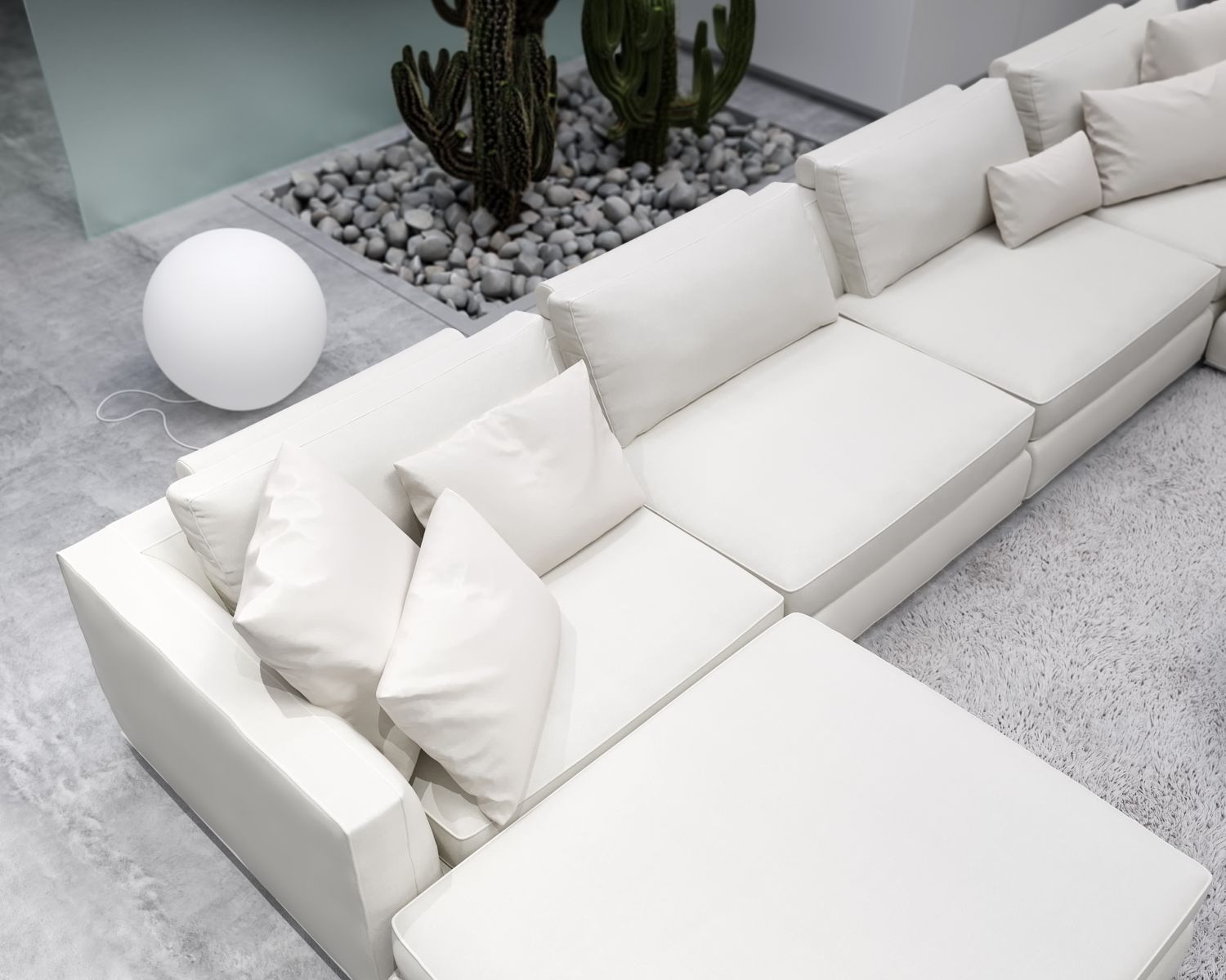 Luxury Modular Sofa with Chaise
