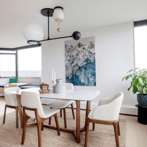 Evelyn Dining Table | Mid-Century Modern