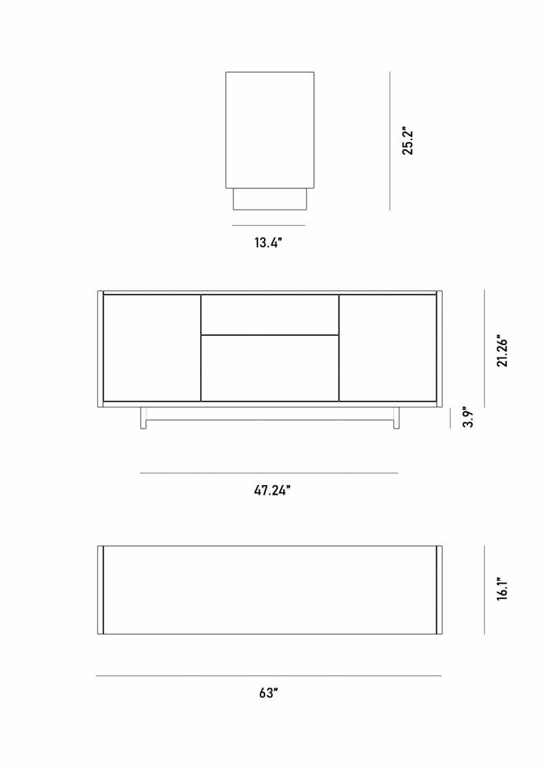 Dimensions for Gia Storage