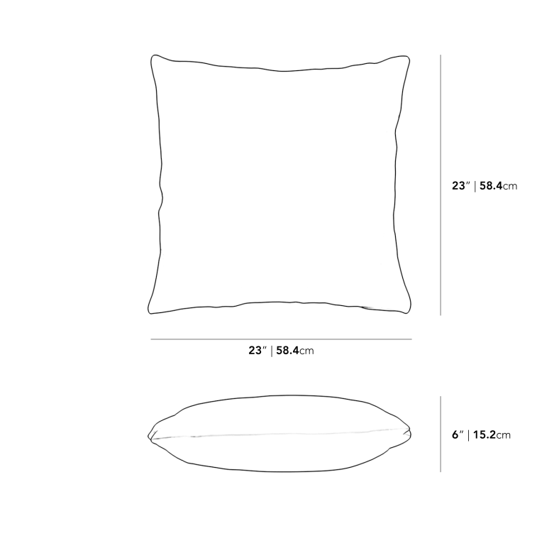 Dimensions for Large Pillow - Clearance