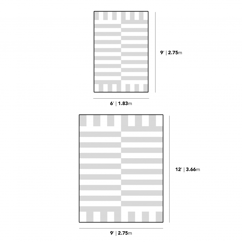 Dimensions for Sola Rug