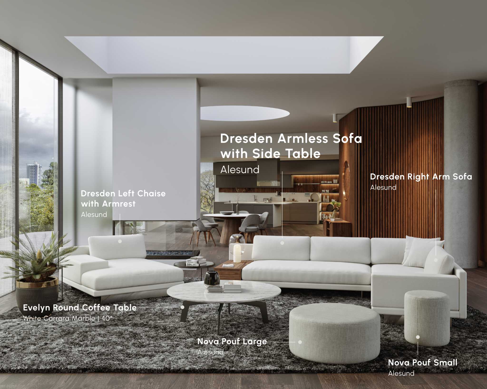 Dresden Sectional Sofa | Rove Concepts