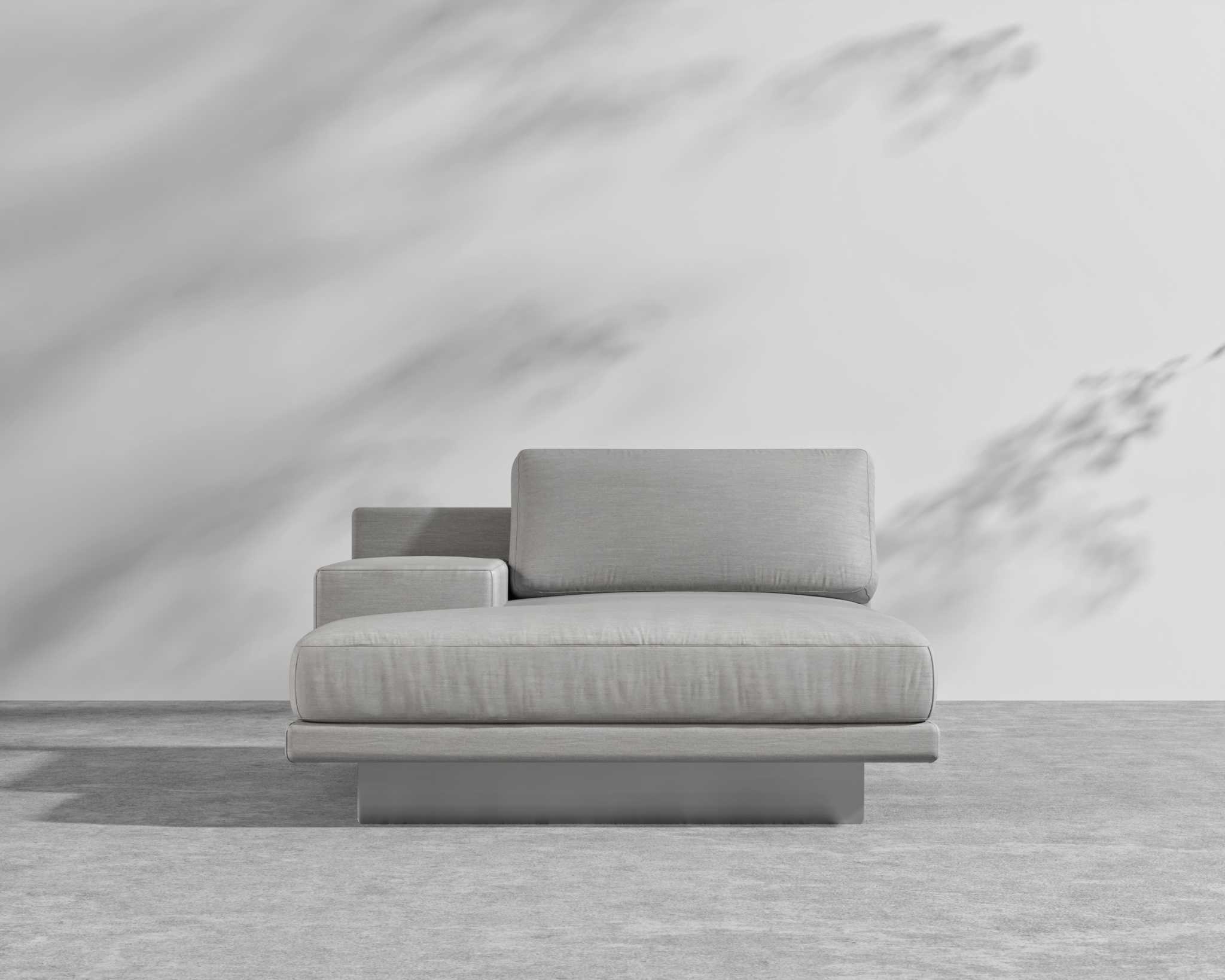 Dresden Outdoor Right Chaise with Armrest