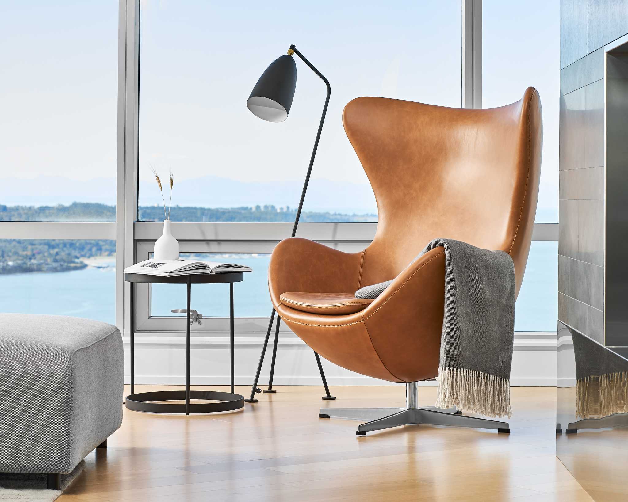 Arne Jacobsen Egg Chair Living Room