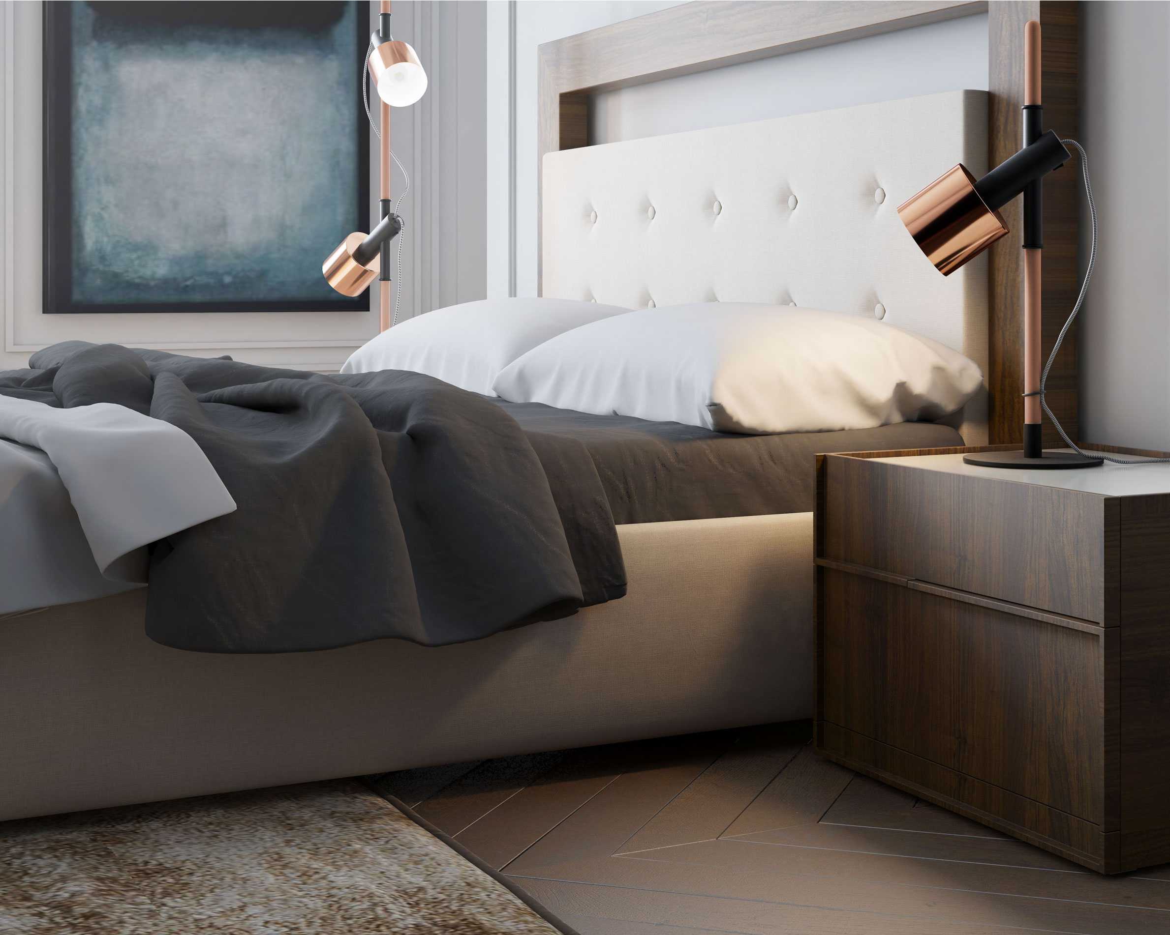 Chloe Bed Modern Bed Rove Concepts
