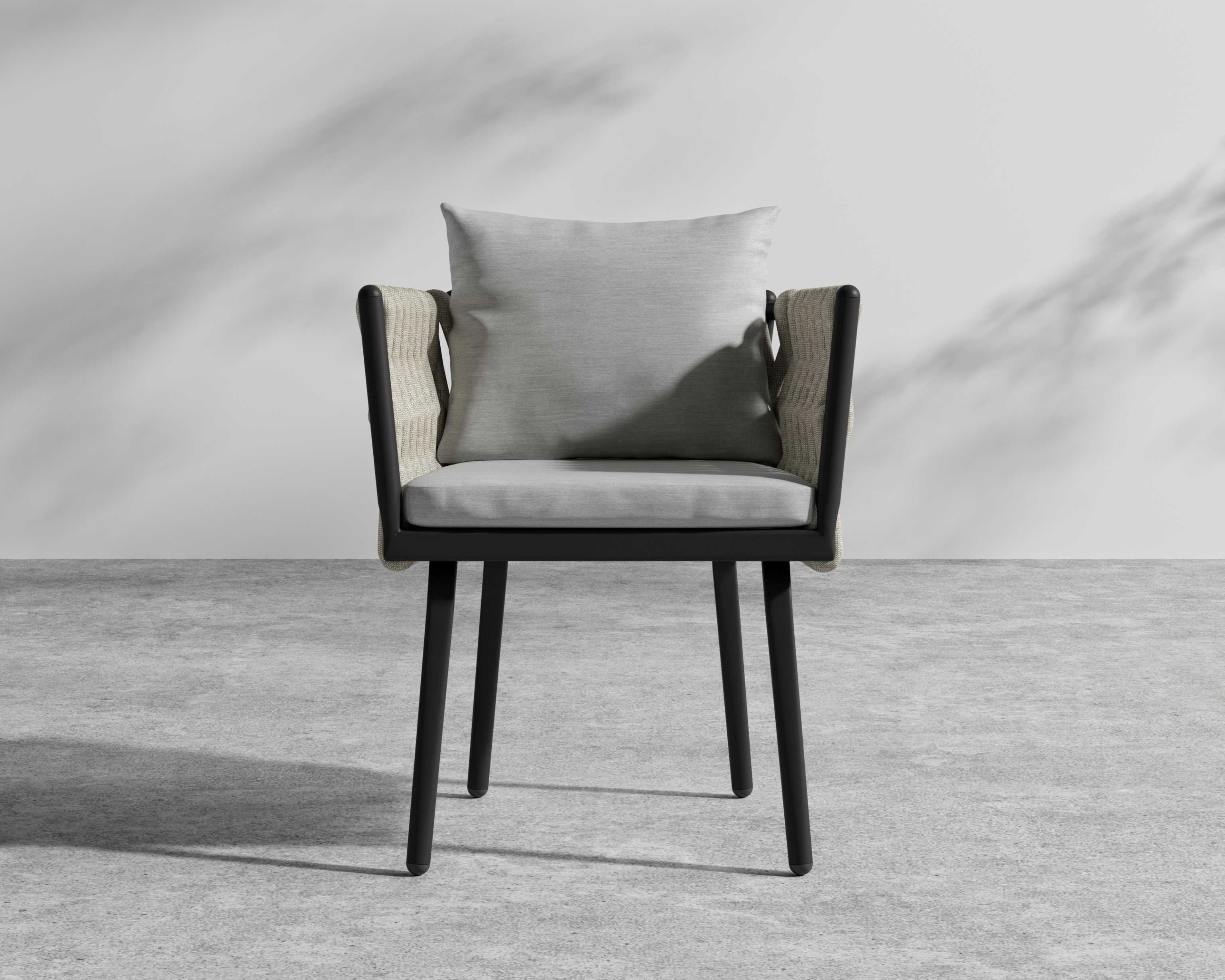 Senelis Rove Rope Pierre Outdoor Dining Chair | Rove Concepts