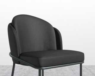 Angelo Dining Chair - Black - Trento Jet Black Angelo Dining Chair - Black - Trento Jet Black