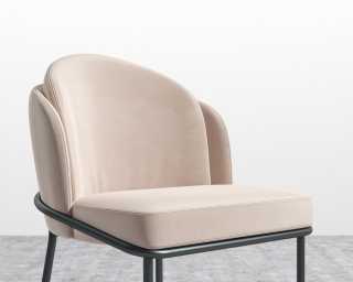 Angelo Chair - Plush Velvet Blush Angelo Chair - Plush Velvet Blush