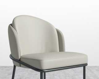 Angelo Chair - Trento Taupe - Black Frame Angelo Chair - Trento Taupe - Black Frame