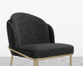 Angelo Dining Chair - Chatou Boucle - Caviar