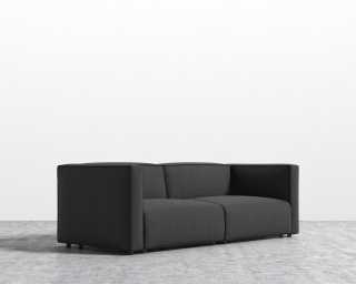 Arya Modular Loveseat - Chatou Boucle - Caviar