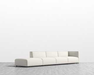 Arya Modular Sofa Open End LHF - Chatou Boucle - Pearl