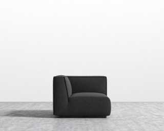 Arya Right Arm Corner - Chatou Boucle - Caviar Arya Right Arm Corner - Chatou Boucle - Caviar