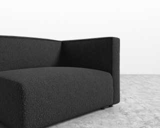 Arya Right Arm Corner - Chatou Boucle - Caviar Arya Right Arm Corner - Chatou Boucle - Caviar