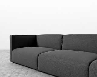 Arya Modular Sofa with Open End - Modern Felt - Stockholm