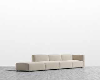 Arya Modular Sectional - Plush Velvet - Warm taupe Arya Modular Sectional - Plush Velvet - Warm taupe