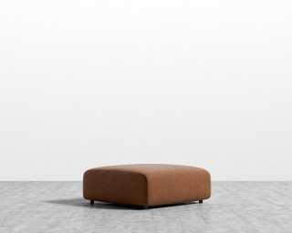 Arya Ottoman - Venice Suede - Cider