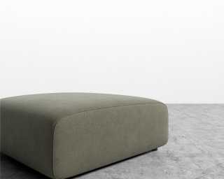 Arya Ottoman - Venice Suede - Sage Arya Ottoman - Venice Suede - Sage