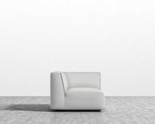 Arya Right Arm Corner - Microfiber - Trento Eggshell