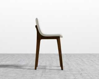 Aubrey Counter Stool - Trento Eggshell - Walnut Stain