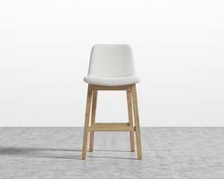 Aubrey Counter Stool - Trento Eggshell - Natural Stain Aubrey Counter Stool - Trento Eggshell - Natural Stain