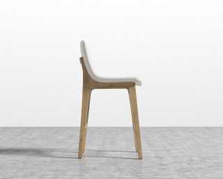 Aubrey Counter Stool - Trento Eggshell - Natural Stain Aubrey Counter Stool - Trento Eggshell - Natural Stain