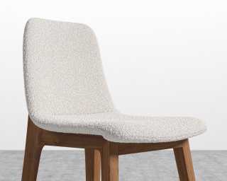 Aubrey Side Chair - Chatou Boucle - Pearl - Walnut Stain Aubrey Side Chair - Chatou Boucle - Pearl - Walnut Stain