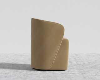 Aulus Dining Chair - Plush Velvet - Dune Aulus Dining Chair - Plush Velvet - Dune