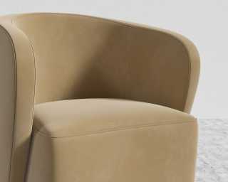 Aulus Dining Chair - Plush Velvet - Dune Aulus Dining Chair - Plush Velvet - Dune
