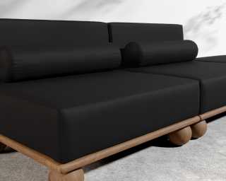 Bali Outdoor Open-End Sofa - Arcadia Bali Outdoor Open-End Sofa - Arcadia