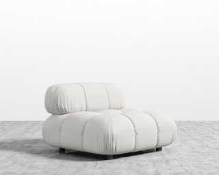 Belia Armless - Microfiber Leather - Trento Eggshell