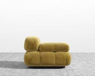 Belia Left Arm - Plush Velvet - Golden Beryl