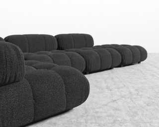 Belia Modular Sectional - Chatou Boucle - Caviar