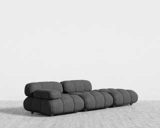 Belia Open End Sofa - Modern Felt - Stockholm