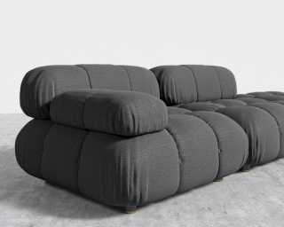 Belia Open End Sofa - Modern Felt - Stockholm