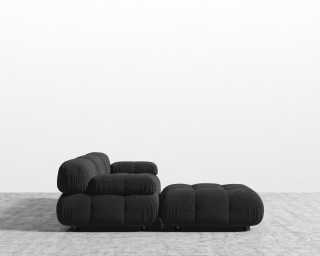 Belia Sectional Sofa - Chatou Boucle - Caviar Belia Sectional Sofa - Chatou Boucle - Caviar