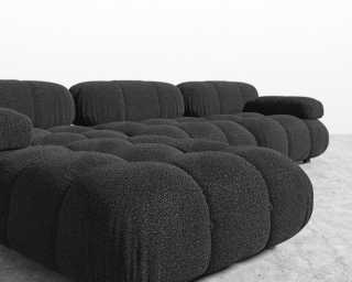 Belia Sectional Sofa - Chatou Boucle - Caviar Belia Sectional Sofa - Chatou Boucle - Caviar