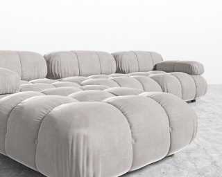 Belia Sectional Sofa - Venice Vegan Suede - Chiffon Belia Sectional Sofa - Venice Vegan Suede - Chiffon