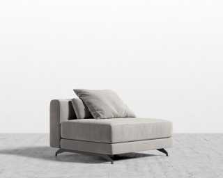 Berlin Armless - Plush Velvet - Dusk Berlin Armless - Plush Velvet - Dusk