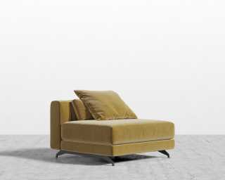 Berlin Armless - Plush Velvet - Golden Beryl 2022 Berlin Armless - Plush Velvet - Golden Beryl 2022