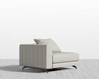 Berlin LHF Corner - Microfiber Leather - Trento Taupe