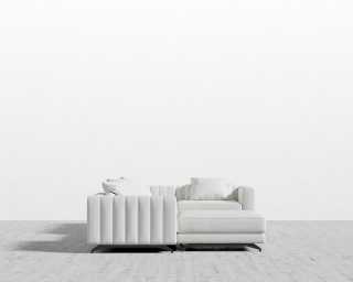 Berlin Modular Sectional - Microfiber Leather - Trento Eggshell
