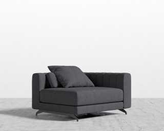 Berlin RHF Corner - Plush Weave - Narwhal