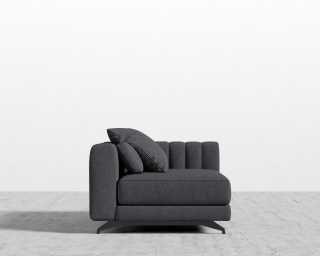 Berlin RHF Corner - Plush Weave - Narwhal